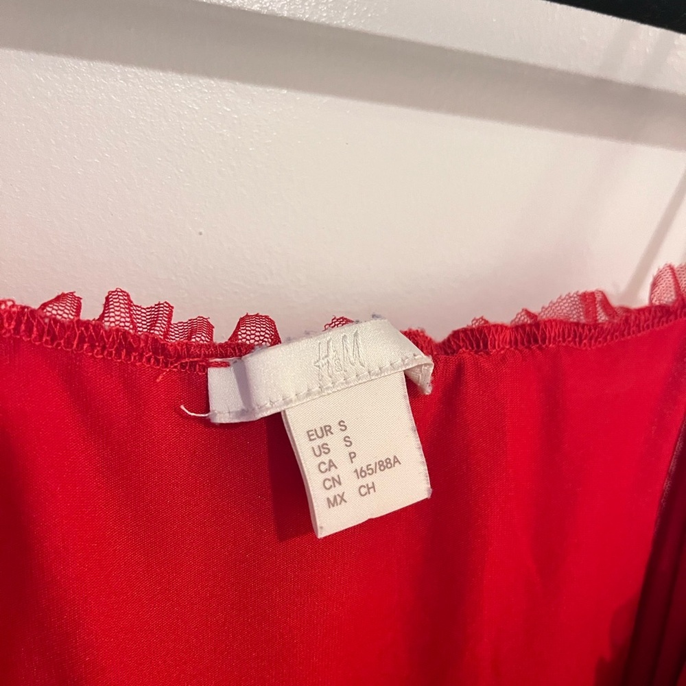 Red Women's Top - Picture 4 of 4